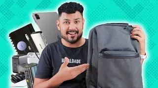 🎒 Tour pela minha mochila tech de 2024! Todos acessórios  que não saio de casa sem! COM LINKS!