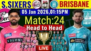 Матч 24 сезона BBL 2026 | Сидней Сиксерс против Брисбен Хит | 24-й матч BBL 2025-26 | Сиксерс про...