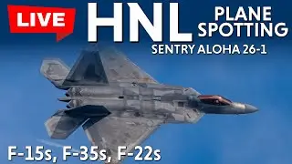Fighter Exercise Sentry Aloha 26-1 - F-22, F-35, F-15 - Live From Hawaii 1-22-26