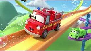 Baby Truck Slides with the Bubble | Nursery Rhymes & Kids Songs