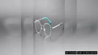 Men's Denmark Titanium Eyeglasses Blue Light Blocking Unique Geometry Lightweight Screwless Prescrip