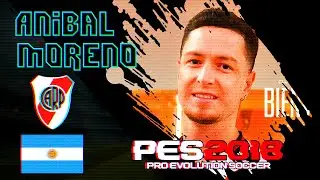 C&oacute;mo crear a An&iacute;bal Moreno en PES 2018