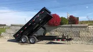 Ironbull 7x14' 14000# GVW Super Low Profile Hydraulic Dump Trailer IB8314DLB14 DLB8314072