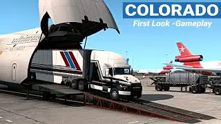 ATS COLORADO Gameplay - First Look Colorado DLC ᐅ LIVE [#347] AMERICAN TRUCK SIMULATOR