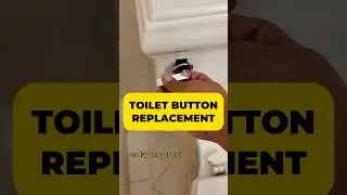 Toilet button lever replacement #diy #home #homeimprovement