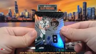 7-2-25 2024 Panini Illusions Football Premium PYT Box Break #425 - 1 Auto, 1 Mem Break!