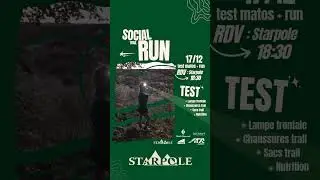 Trail run test by Starpole !
