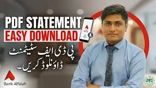 Download PDF Statement through the alfa app, statement kesy download karty hain