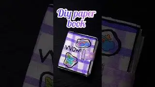 How to make DIY cute mini notebook | #shorts #craft #notebook
