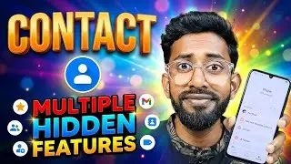 Contact Hidden Features 🔥 Contact New Settings And Features 😱 Google Contact All Trick