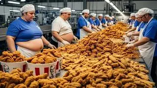 Por Dentro da Fábrica do KFC: Como o Frango Frito é Produzido