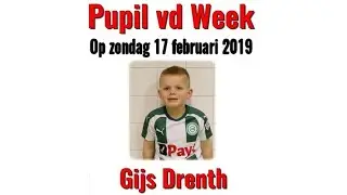 2019 02 17  Pupil vd Week Gijs Drenth WVV Winschoten
