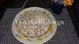 &Ccedil;ox dadli ve tez hazirlanan dovga resepti.//Довга или же окрошка самый веусный и легкий способ//