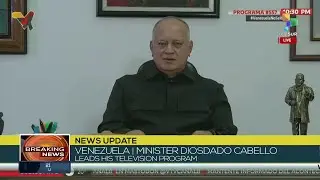 Venezuela | Minister Diosdado Cabello calls the people to maintain unity
