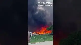 SCENE: Massive house explosion kills four in #pennsylvania