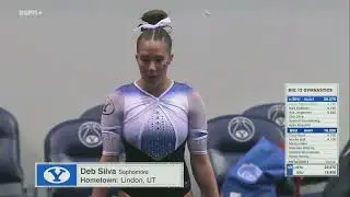 BYU's Deb Silva Scores a 9.850 on the Vault | 2026 Big 12 Gymnastics