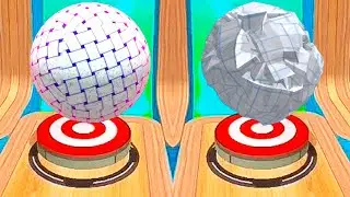 Going Balls - Braided Ball vs Paper Ball on Reverse Color Levels! Race-736