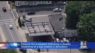 Police Search For Suspect In Deadly Stabbing At Brockton Gas Station