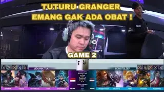 TUTURU GRANGER EMANG GAK ADA OBAT ! GAME 2 | MLBB x OPPO Smooth Legends | MEKANIK TUA VS IDONOTSLEEP