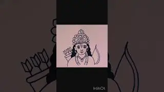 very Very Easy drawing of Lord Ram