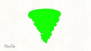 Green Shapes Animation Tornado