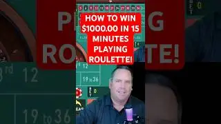 HOW YOU CAN WIN $1000.00 IN 15 MINUTES! #best #roulette #system #strategy #viralvideo #make #money