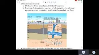 Ch. 6 (Oil and Natural Gas/Fracking) Pre-Class Lecture Video