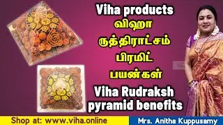 Rudraksh pyramid Benefits | விஹா ருத்திராட்சம் பிரமிட் பயன்கள் | Anitha Kuppusamy viha online