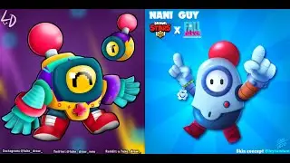Brawl Stars - New Skin Ideas. Nani Skin Ideas.