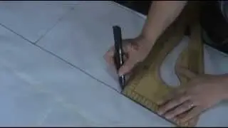 Como hacer el trazo de la gabardina para hombre 