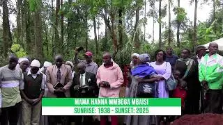 BURIAL SERVICE OF MAMA HANNA MMBOGO