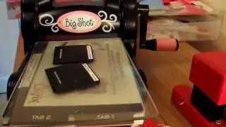 USING SIZZIX EMBOSSLITS HEART & FLOWER WITH THE SIZZIX BIG SHOT. BIG SHOT VIDEO 4. FEB 4TH 2012