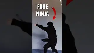 FAKE Ninja VS REAL World Champion #skills #shorts #exposed #martialarts