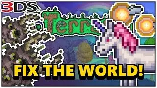 Terraria 3DS - Part 70: FIX THE WORLD! (Nintendo 3DS Playthrough)