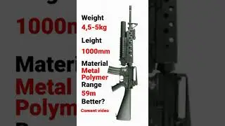 M16A3-M203 vs. M16A1 (airsoft)(M16A1=J.G)(M16A3-M203=E&C)🔫