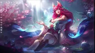 Spirit Blossom Ahri animated for Wallpaper Engine