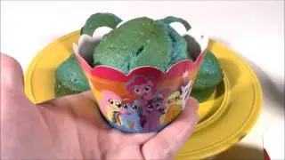 DIY MLP Cupcakes Baking FUN with Rainbow Dash Pinkie Pie Pretty Icing Blue Cake Mix Surprises