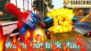 PGTA 5 Spiderman Falling off Highest Buildings & Stunts- Episode  (Euphoria Ragdolls)bick stunt