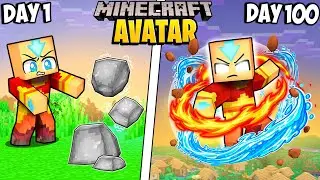 I Survived as the AVATAR in Minecraft!