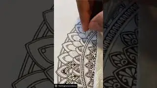 Mandala pattern tutorial by @fleetingtranscendence #beautifulart #beautifulmandala #amazing #art