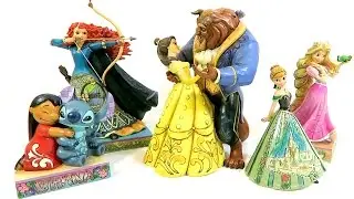 Disney Traditions Figures - Rapunzel, Merida, Lilo & Stitch, Anna, Belle & Beast