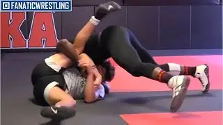 Clearing out of the Underhook - Fake High Crotch to Front Headlock by Ed Ruth