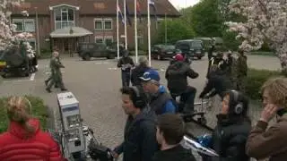 Filmopnamen Pizzamaffia op Vliegbasis Leeuwarden
