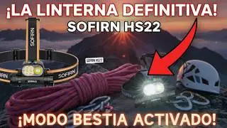 MEJOR linterna Frontal BARATA , Prueba Completa SOFIRN HS22