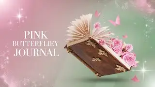 🦋✨Pink Butterflies Junk Journal Flip Through | Handmade Junk Journal Inspiration