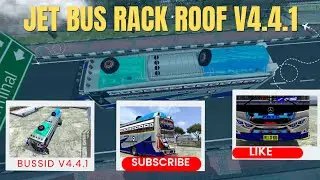 JB1 JET NEW ROOF RACK RIM AND DASHBORD AD V4.4.1 FOR BUS SIMULATOR INDONESIA #bussid #bus 