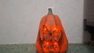 Gemmy Industries 2024 Halloween Animated Rotten Pumpkin 