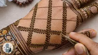 Step by step insta viral mehndi || mehndi by shiri || back mehndi #wedding #engagement #2026 