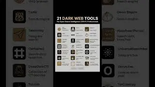 Secret Dark Web Tools #tech#coding#programming#python#ai#computer#hack#hacker#skills#darkweb#shorts