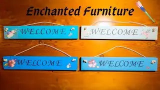 DIY Home Project | Creative Welcome Signs | Enchanted Furniture